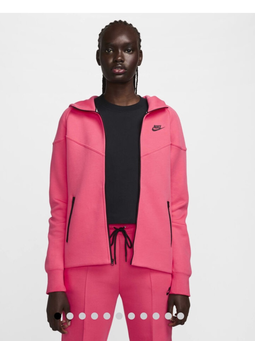 Nike Pink Full-Zip Tech Fleece Hoodie NWT